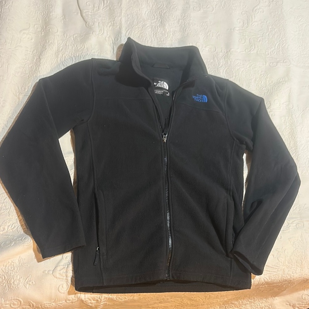 The North Face Black Puffer Jacket with Stand-Up Collar - Picture 1 of 1
